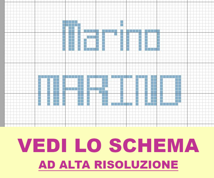 Marino punto croce